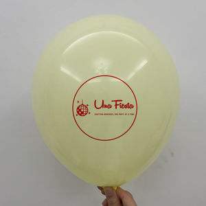 Macroon yellow Latex balloons 