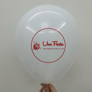 White latex balloons 