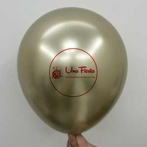 Metallic Champagne-gold latex balloons 