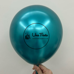 Metallic teal Latex balloons 