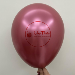 Metallic pink Latex balloons 