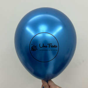 Metallic blue Latex balloons 