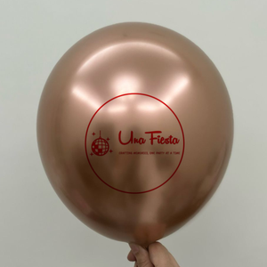 Metallic Rose gold Latex balloons 