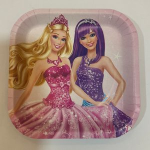 Barbie1 paper plates 