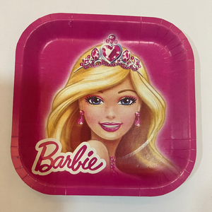 Barbie2 paper plates 