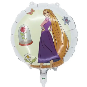 Rapunzel2 round foil balloon