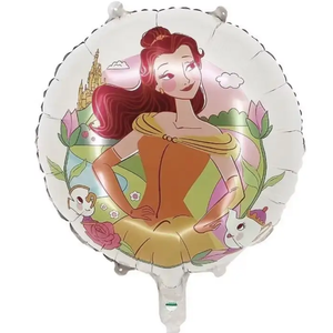 Belle round foil balloon 