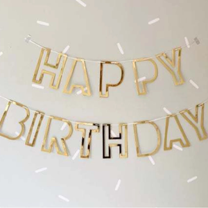 Gold HBD banner