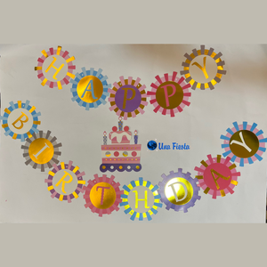 Multicolor HBD banner