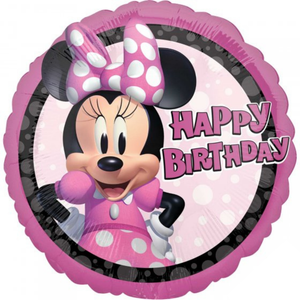 Mini mouse Round foil balloon 