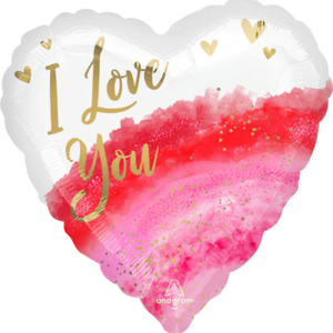 love you heart foil balloon 