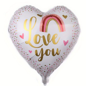 I love you heart foil balloon 