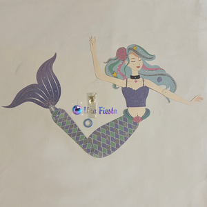 Mermaid birthday banner 