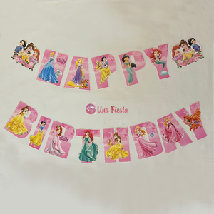 Disney princesses HBD banner 