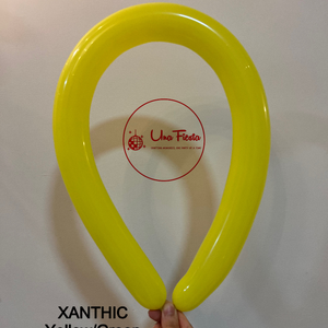 Long Xanthic Yellow/Green balloons-10pcs 