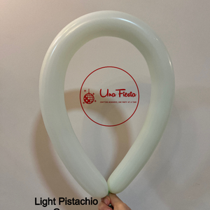 Long Light Pistachio Green balloons-10pcs