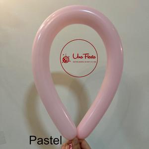 Long Pastel Pink balloons-10pcs