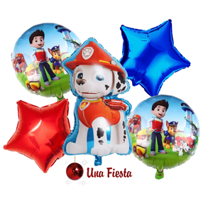 Paw patrol foil balloons set