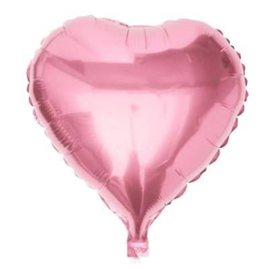 Pink heart foil balloon-18 inch