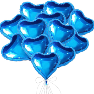 Blue heart foil balloon-18inch