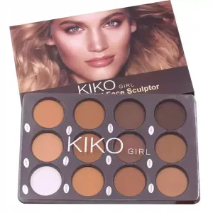 Kiko Girl Bronzer and Face Sculptor 12 لونًا