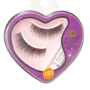 Bonjour faux cils + colle 163