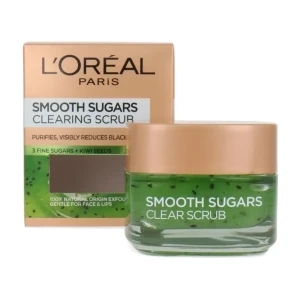 مقشر السكر الناعم المنقي من لوريال باريس (Smooth Sugars Clearing 