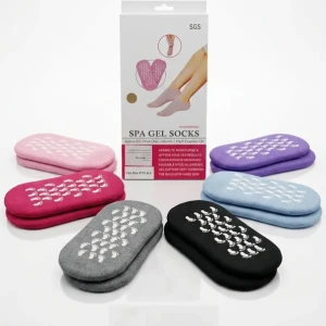 جوارب السبا العلاجية بالجيل المرطب - حان وقت دلال قدميكِ