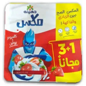 زبادي مكس فراوله 4+1 مجانا 105 جرام