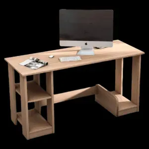 ميز حاسبة خشبي صغير