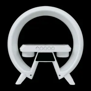 سبيكر وشاحن لاسلكي وساعة 4 في 1