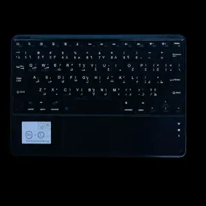  كيبورد لاسلكي مع لوحة لمس