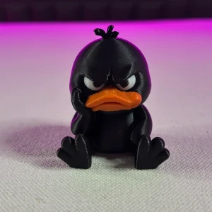 BIG BLACK ANGRY DUCK