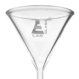 قمع  فلترة  زجاجي