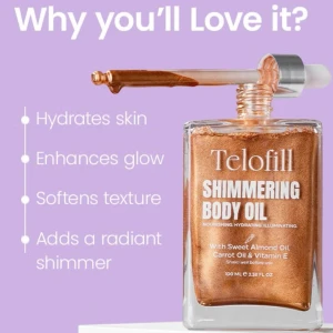telofille shimmer dry oil