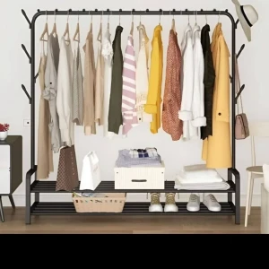 ستاند ملابس + جزامة = تنظيم وأناقة في قطعة واحدة!  