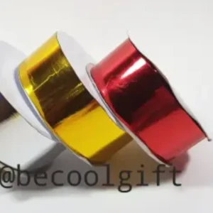 شرائط هدايا لماعة عريضة – لمسة فخامة لهديتك