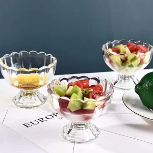 طقم مطايب راقي مع كؤوس زجاجية – أناقة المائدة في كل مناسبة!