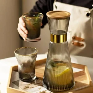 طقم جاك فاخر مع قلاصات ذهبية – فخامة الضيافة في كل تفصيلة!