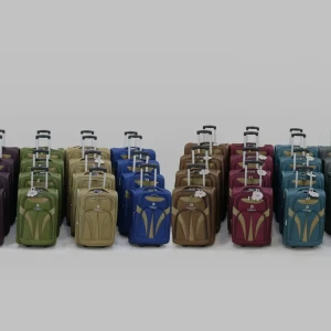 طقم شناط العرائس الفاخر – همر | 4 قطع بعجلات