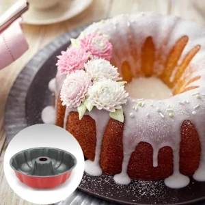 صحون كيك بشكل نافورة أنيق