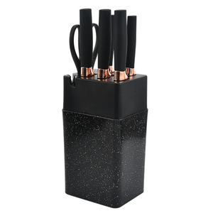 Ensemble de couteaux de cuisine - Noir