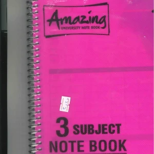 دفتر اميزنغ قصير - 3 مواد (الوان متعددة )