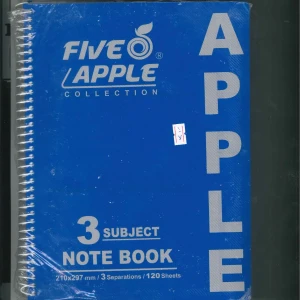 دفتر أبل (الاصلي) كبير جامبو - 3 مواد ( الوان متعددة) 