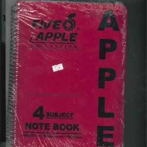دفتر أبل (الاصلي) كبير جامبو - 4 مواد ( الوان متعددة) 