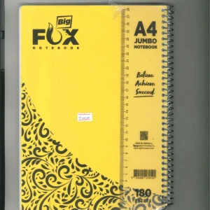 دفتر فوكس طويل جامبو - 200 ورقة  ( الوان متعددة)