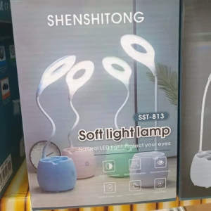 تيبل لامب شحن ولمس 3 حركات + قاعدة اقلام 