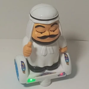 لعبة متحركة عجال مع أضواء وصوت شكل مميز