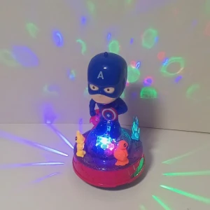 لعبة متحركة عجال مع أضواء وصوت شكل مميز