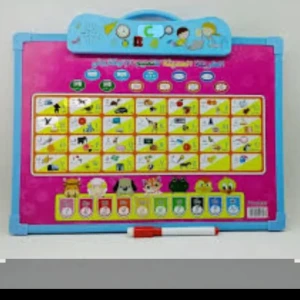 اللوح الناطق تعليمي ( الاحرف + الارقام + الكلمات + اسئلة) عربي وE